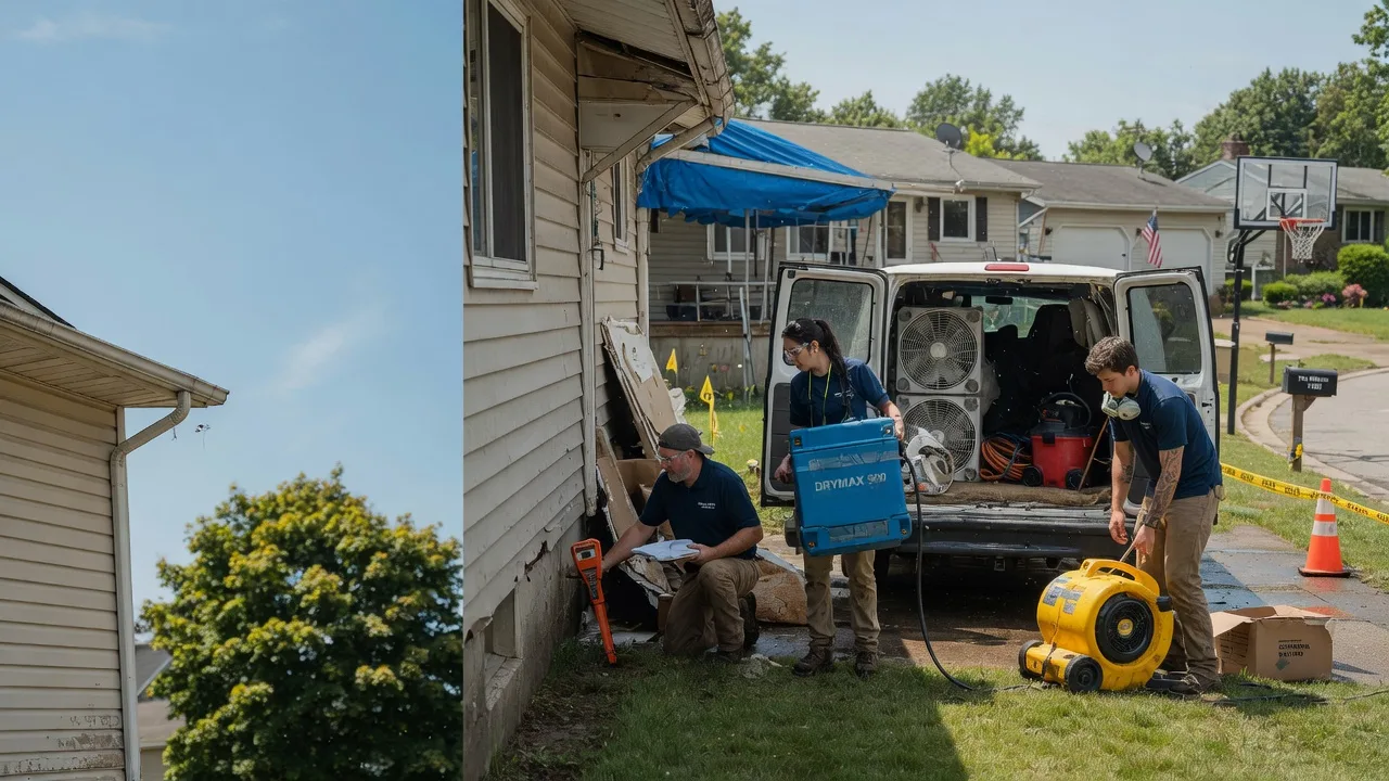 Ceiling Leak Cleanup in Waverly, OH near me